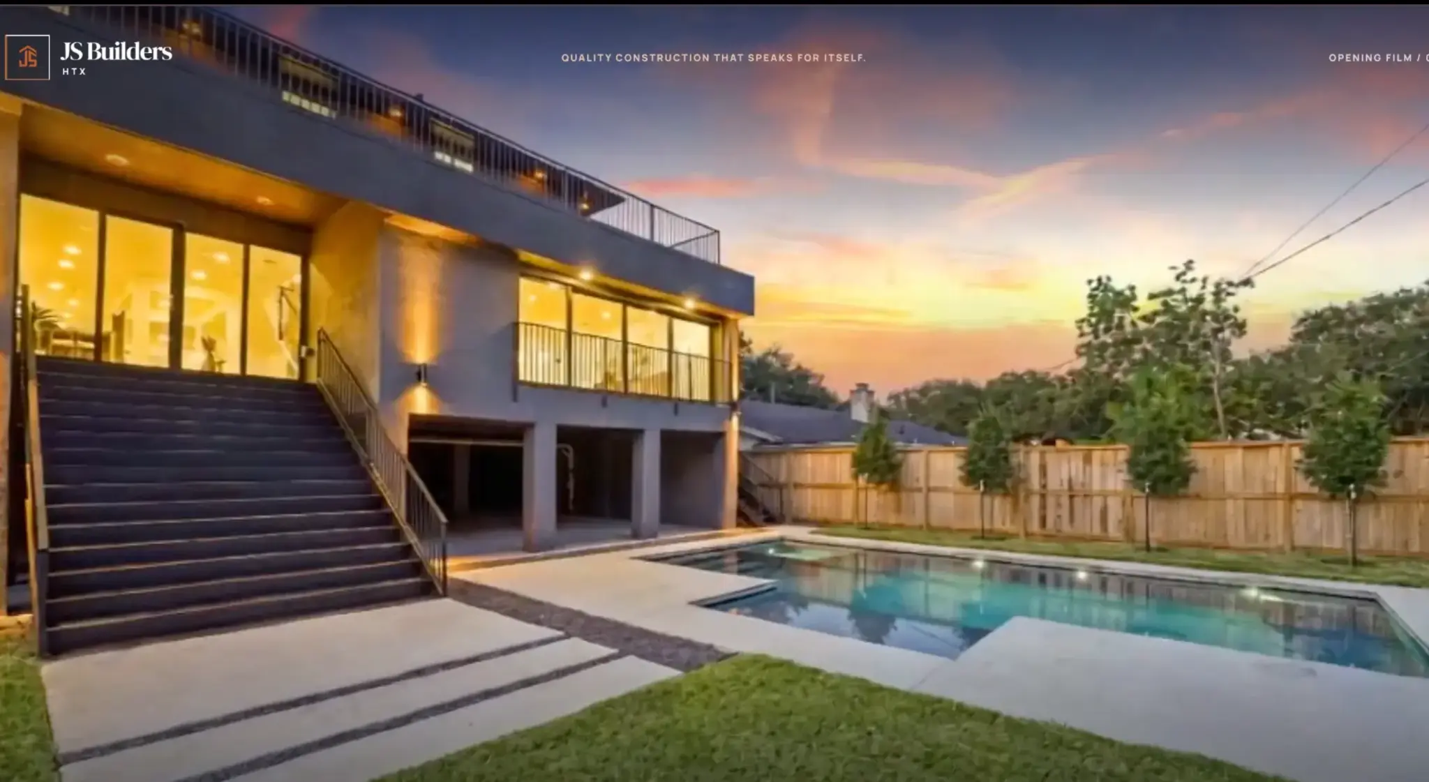 JS Builders HTX website preview